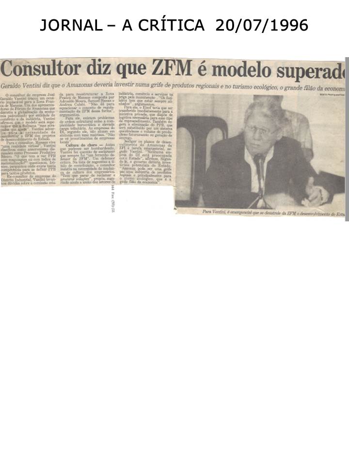 CONSULTOR DIZ QUE ZFM É MODELO SUPERADO