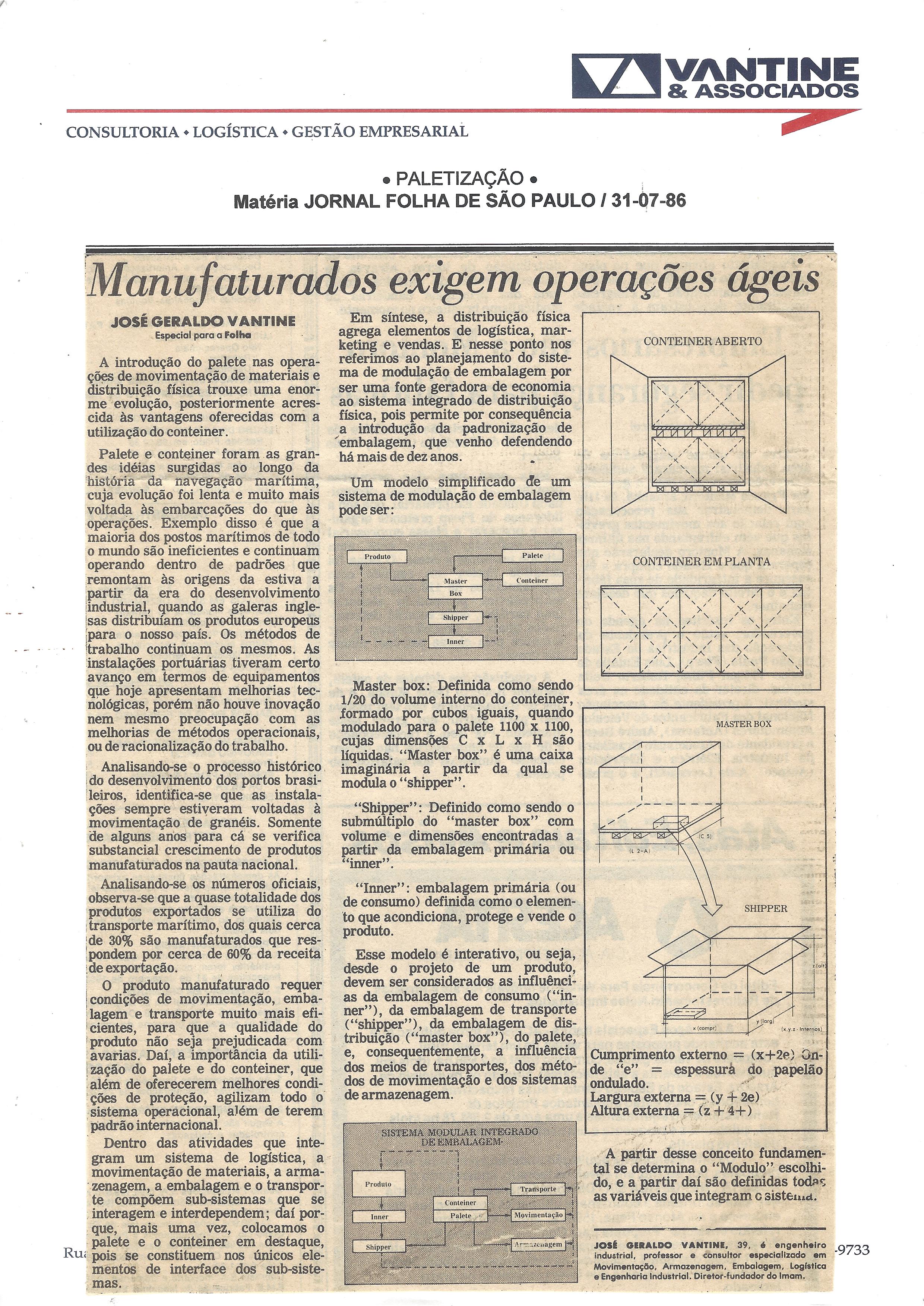 manufatura exigem operações ágeis – folha de são paulo