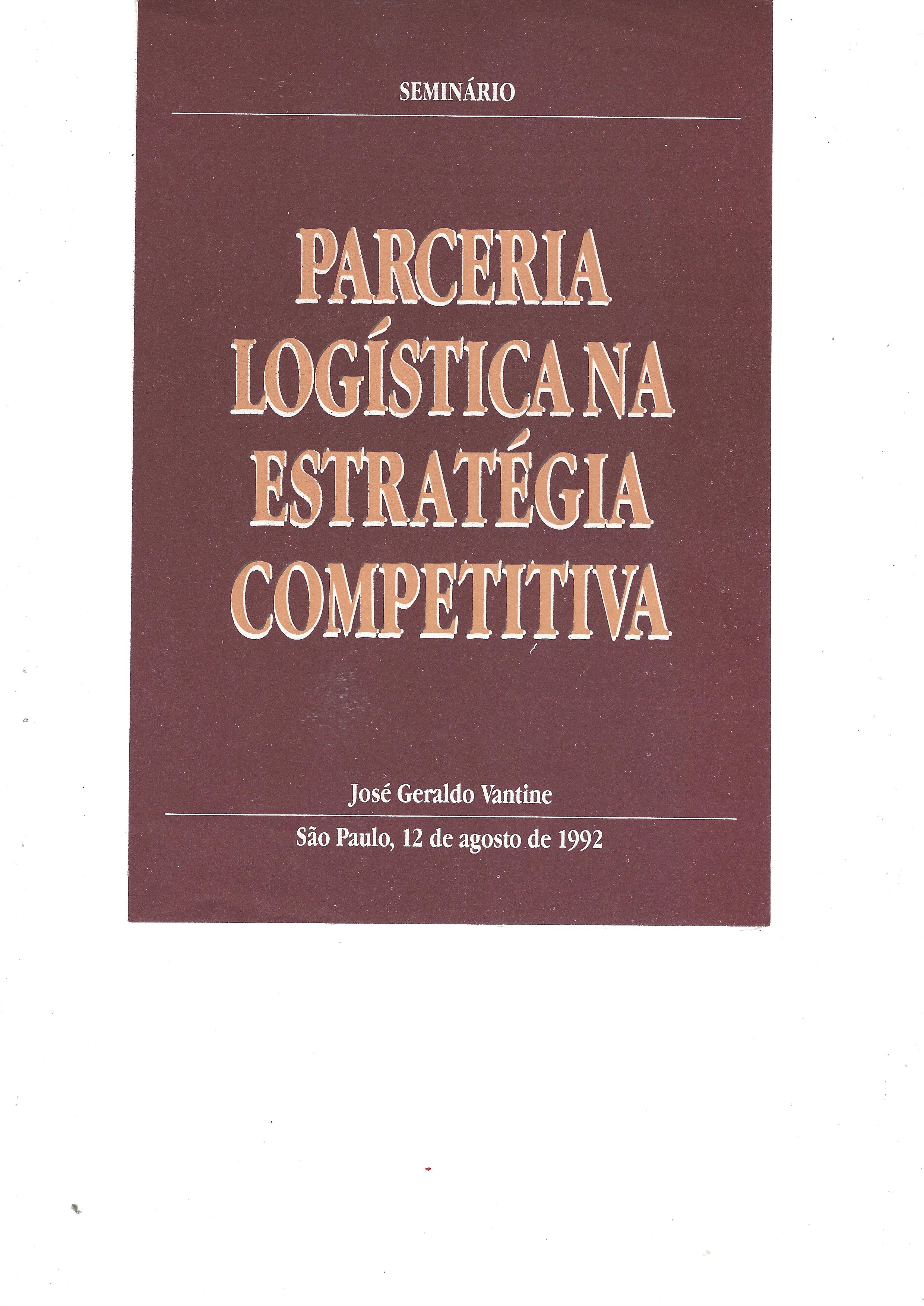 parceria logística na estratégia competitiva